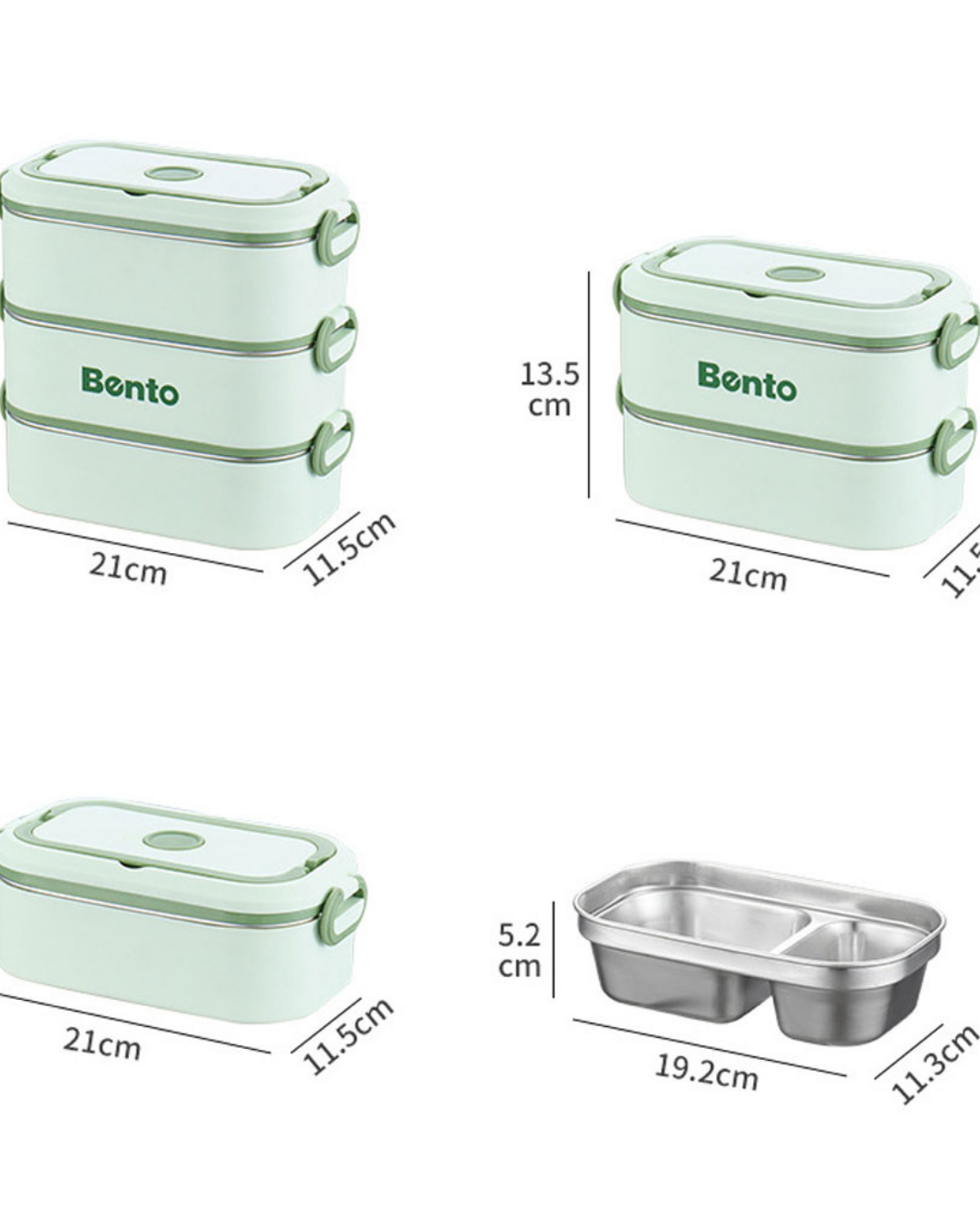 ‫بورت موںجي (Boîte à lunch) تاع الحديد Inox 304 – الرفيق المثالي لماكلتك! 🍱✨‬