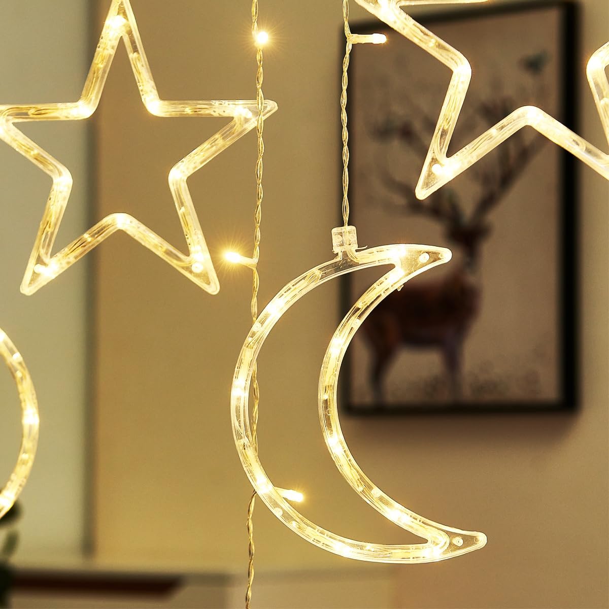 ريدو مضيئ هلال نجمة العصري